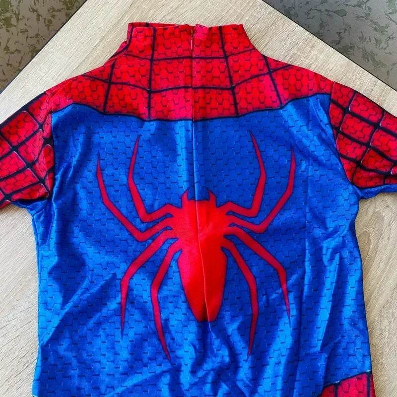 Premium Spider Costume Spandex Jumpsuit Headgear For Kids - ToylandEU