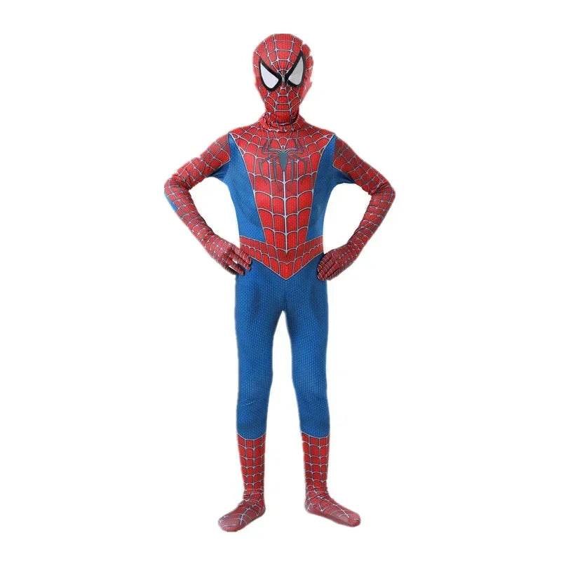 Premium Spider Costume Spandex Jumpsuit Headgear For Kids - ToylandEU