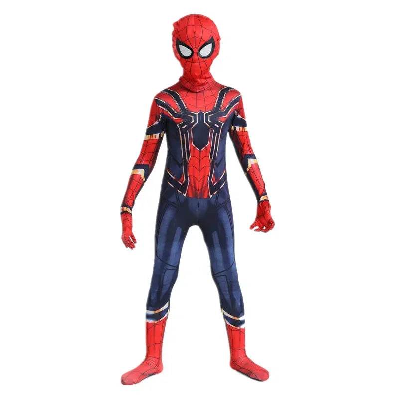 Premium Spider Costume Spandex Jumpsuit Headgear For Kids - ToylandEU