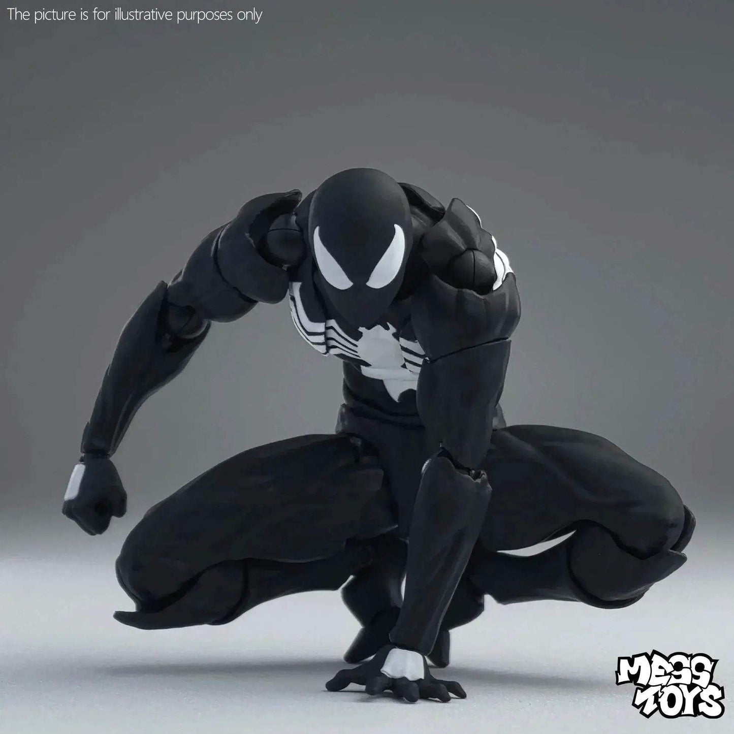 Premium Spider Man Action Figure Black Red Model For Kids - ToylandEU