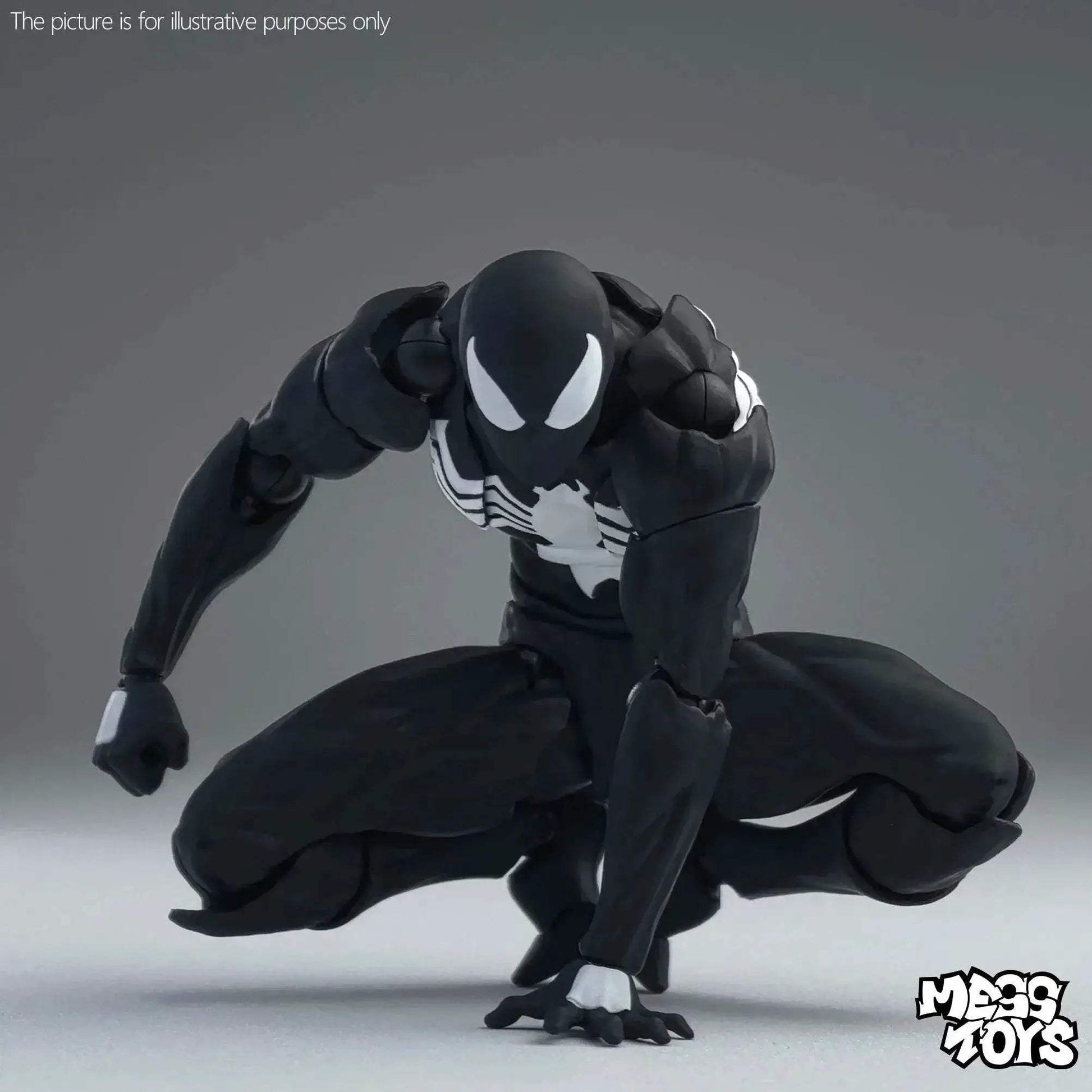 Premium Spider Man Action Figure Black Red Model For Kids - ToylandEU