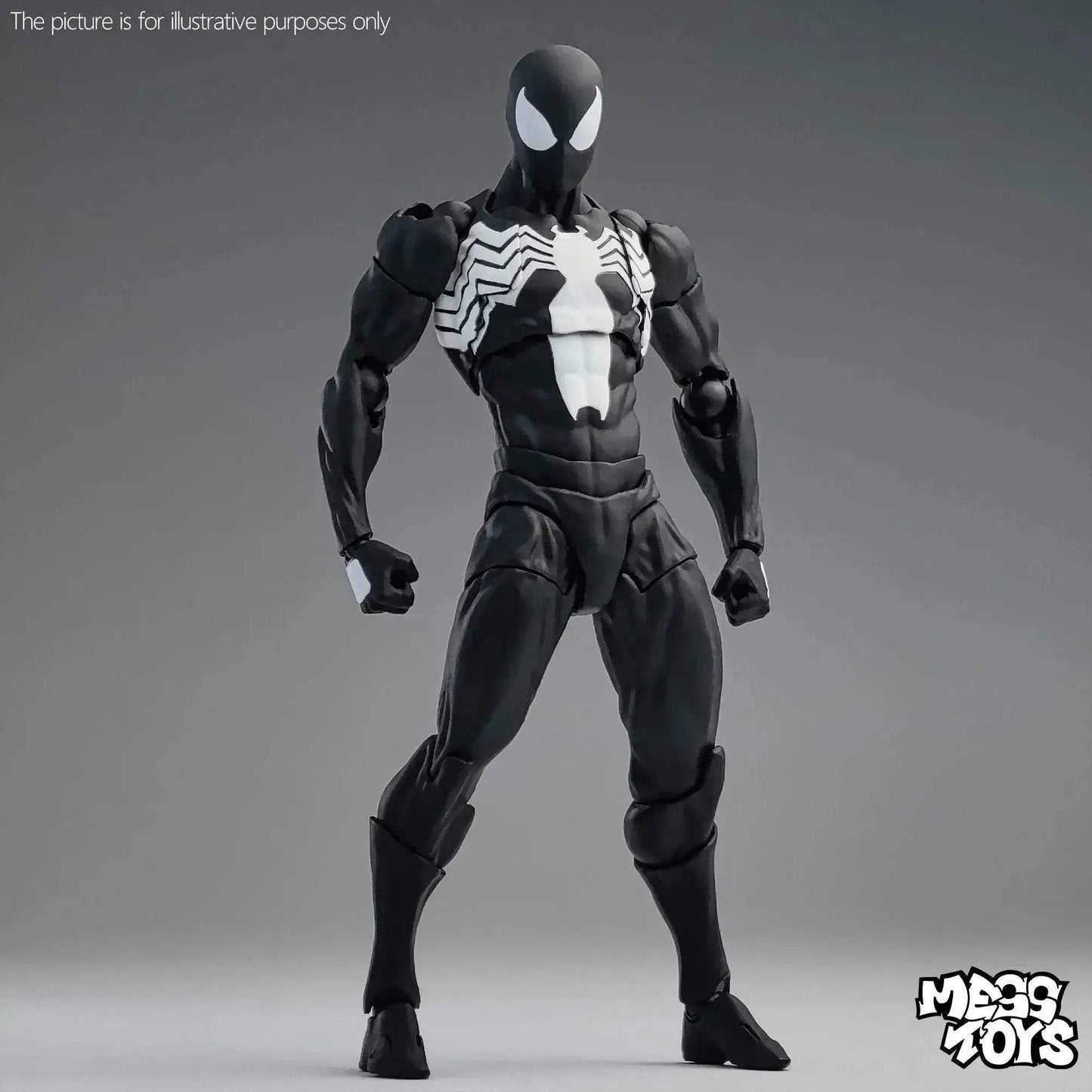 Premium Spider Man Action Figure Black Red Model For Kids - ToylandEU