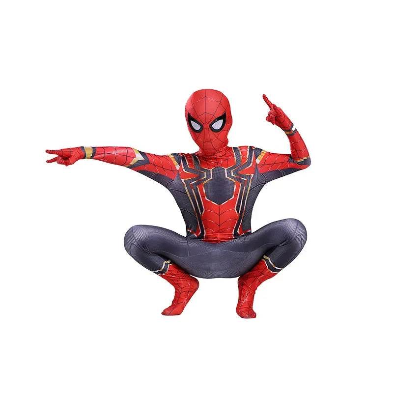 Premium Spider Man Costume Iron Spider Bodysuit For Kids - ToylandEU