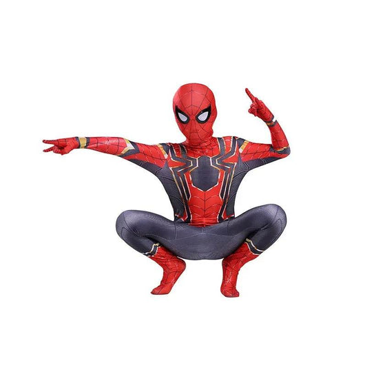Premium Spider Man Costume Iron Spider Bodysuit For Kids - ToylandEU