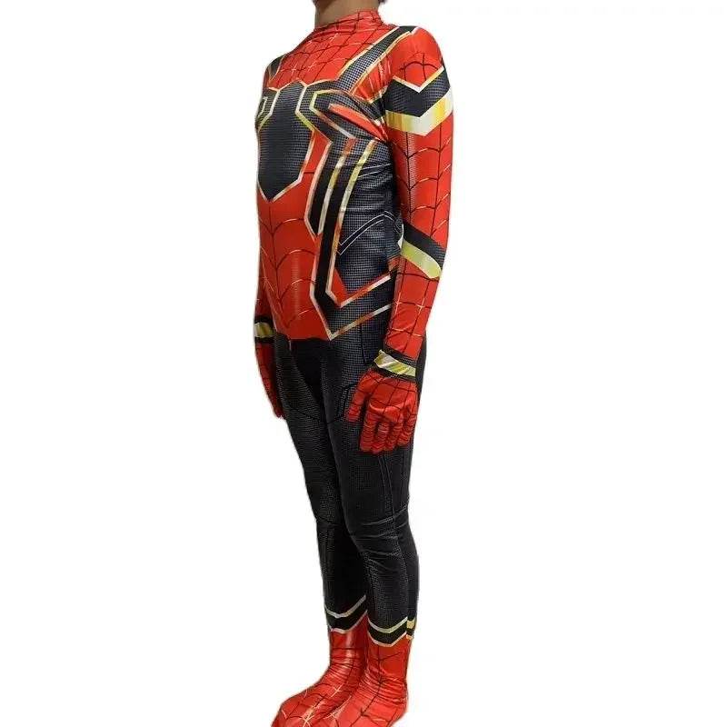 Premium Spider Man Costume Iron Spider Bodysuit For Kids - ToylandEU