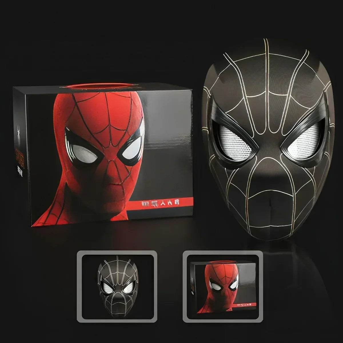 Premium Spider Man Mask Movable Eyes Remote Control Adults - ToylandEU