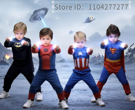 Premium Spiderman Costume Muscle Suit With Mask For Kids - ToylandEU