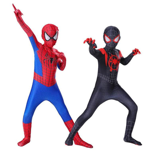 Premium Spiderman Jumpsuit Miles Morales 3D Zentai For Kids - ToylandEU