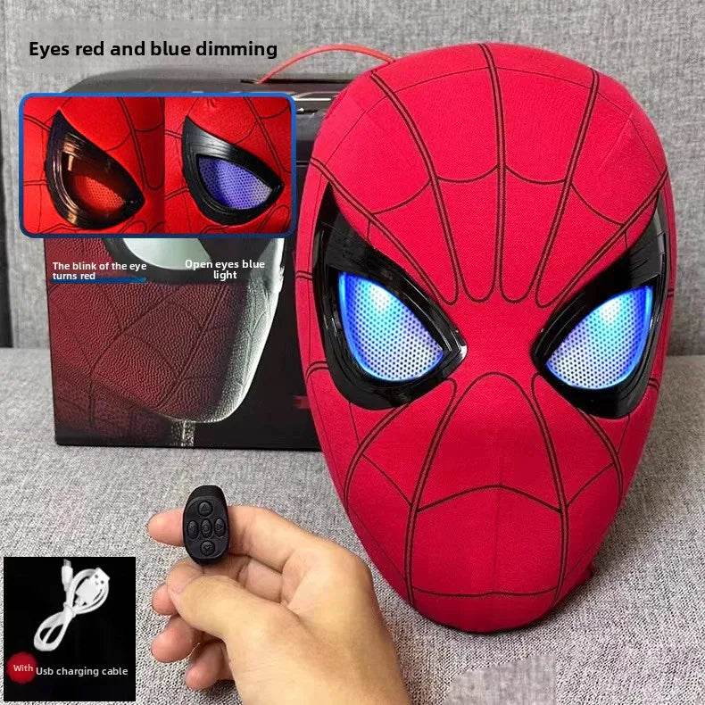 Premium Spiderman Mask Cosplay Moving Eyes For Adults - ToylandEU