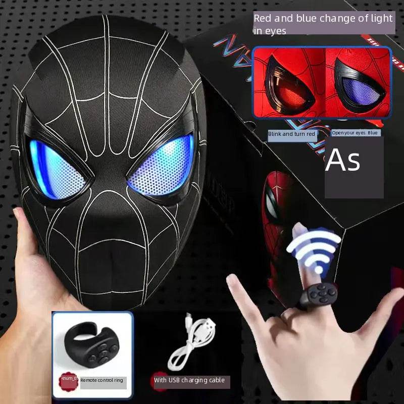 Premium Spiderman Mask Cosplay Moving Eyes For Adults - ToylandEU