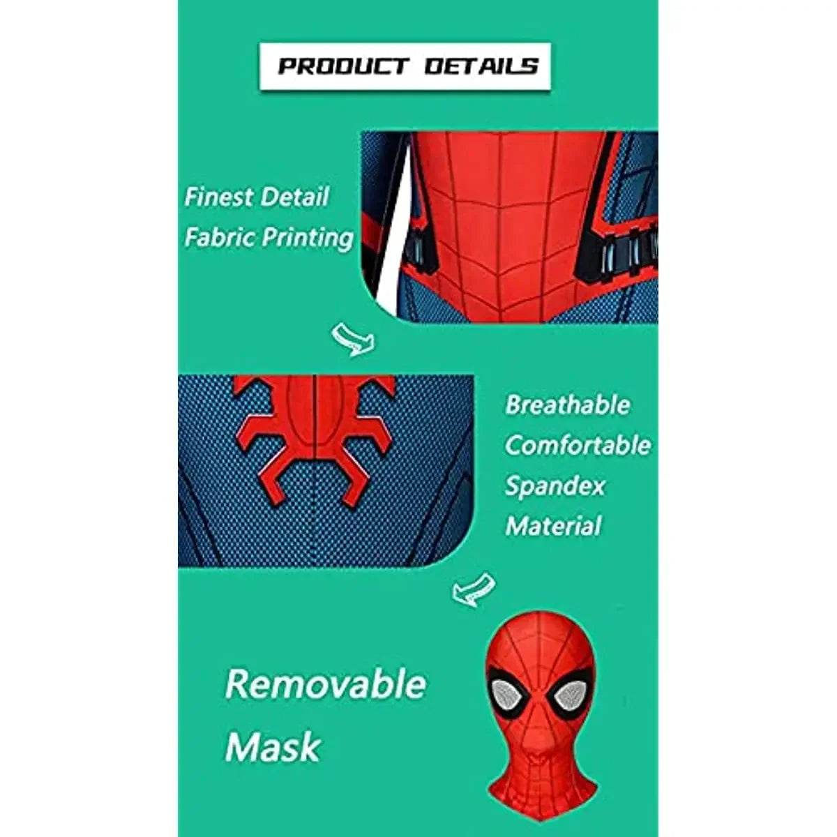 Premium Spiderman Zentai Bodysuit Tobey Style All Ages - ToylandEU