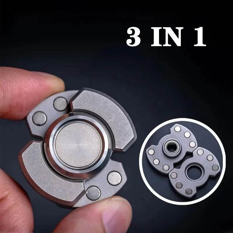 Premium Stainless Steel Fidget Toy Magnetic Slider Adults - ToylandEU