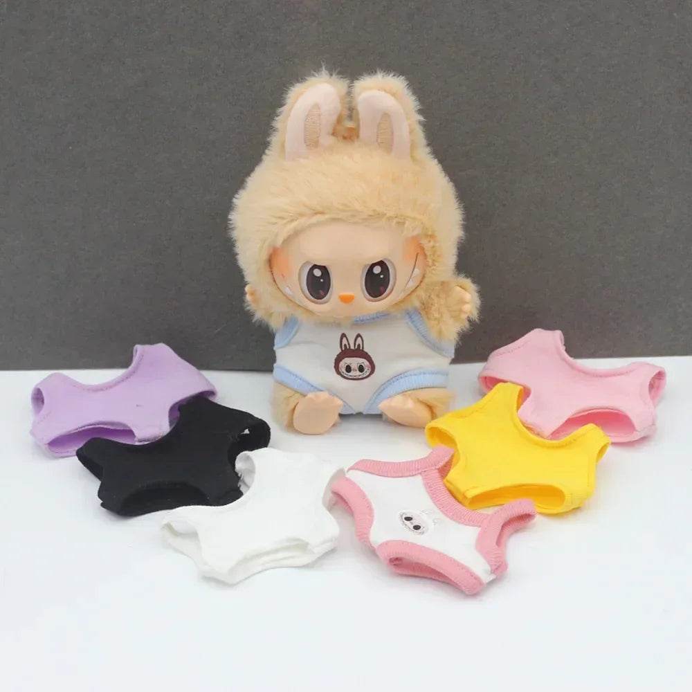 Premium Summer Beachwear Swimsuit Outfit for 15-17cm Dolls with Stylish Vest for Collectors and Display Labubu - ToylandEU