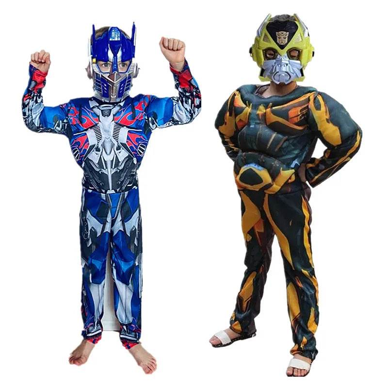 Premium Superhero Costume Jumpsuit Transformer Robot Kids - ToylandEU