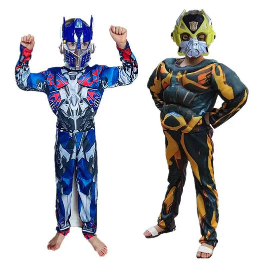 Premium Superhero Costume Jumpsuit Transformer Robot Kids - ToylandEU
