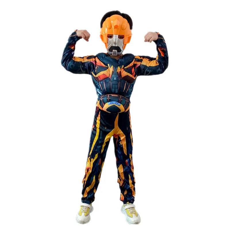 Premium Superhero Costume Jumpsuit Transformer Robot Kids - ToylandEU