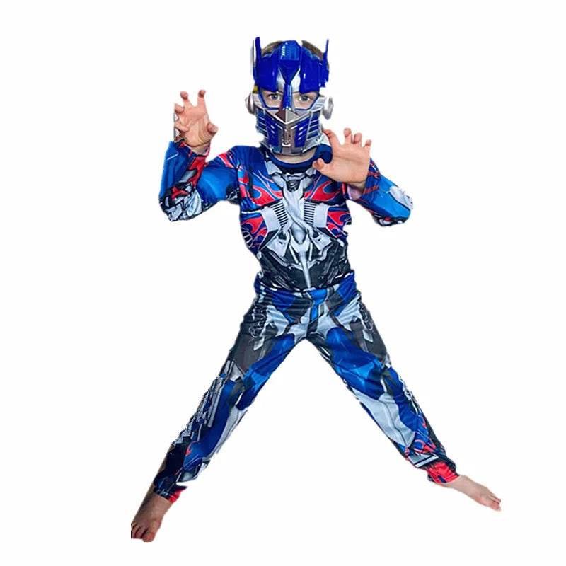 Premium Superhero Costume Jumpsuit Transformer Robot Kids - ToylandEU