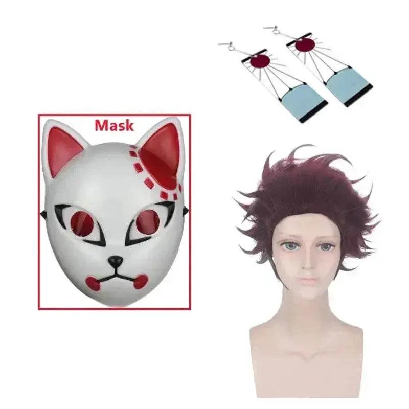  Premium Tanjirou Kamado Unisex Wig Toyland EU -  ToylandEU™