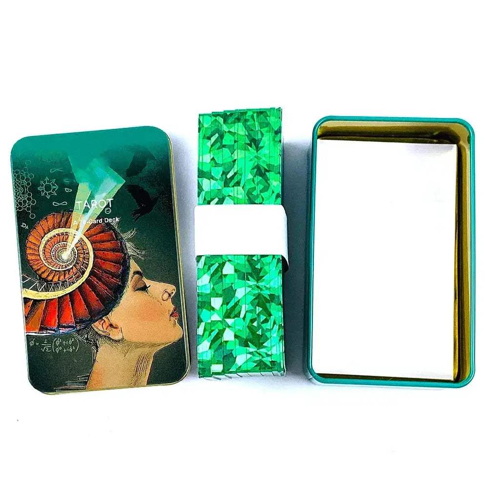 Premium Tarot Cards 78 Card Tin Box Divination Family Game - ToylandEU