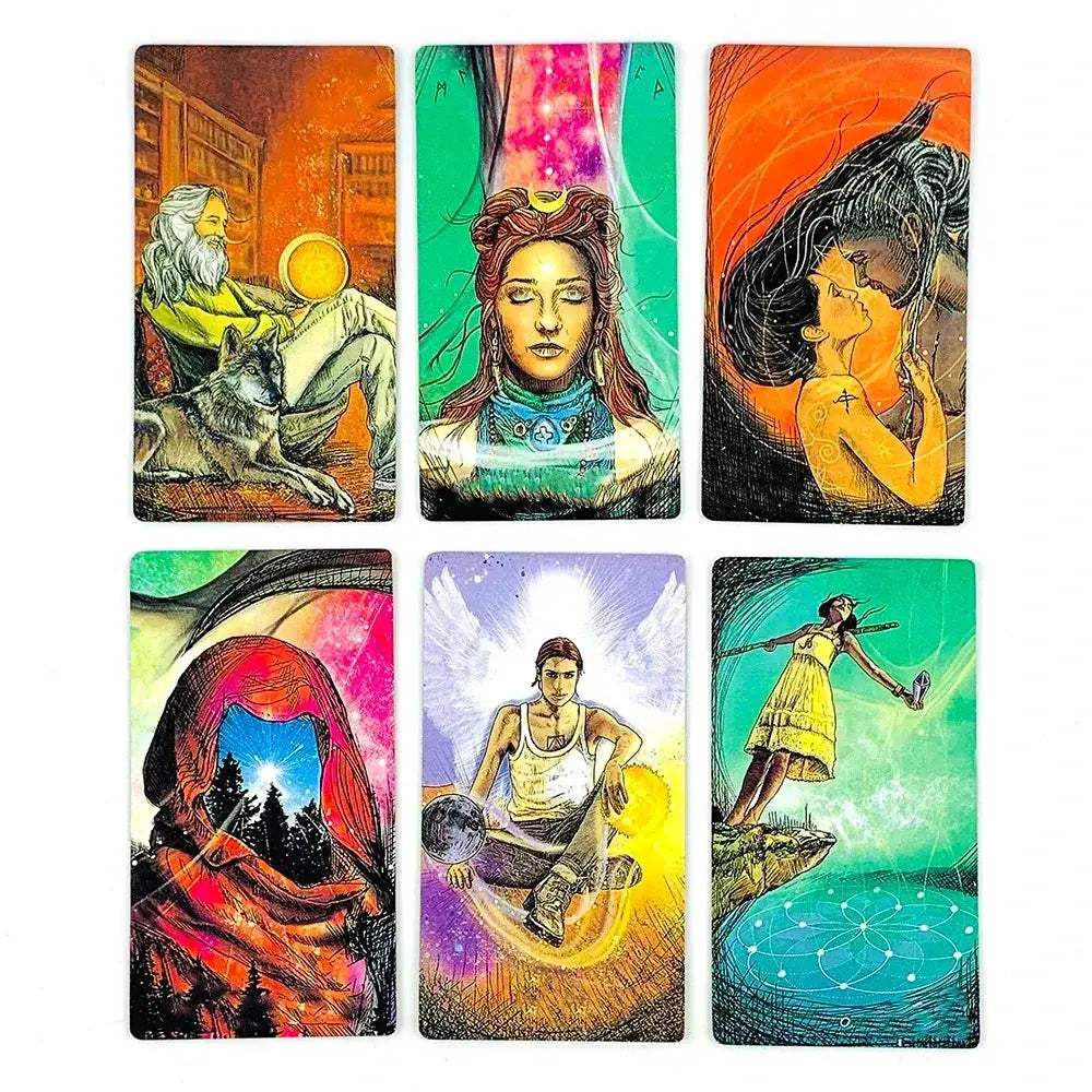 Premium Tarot Cards 78 Card Tin Box Divination Family Game - ToylandEU
