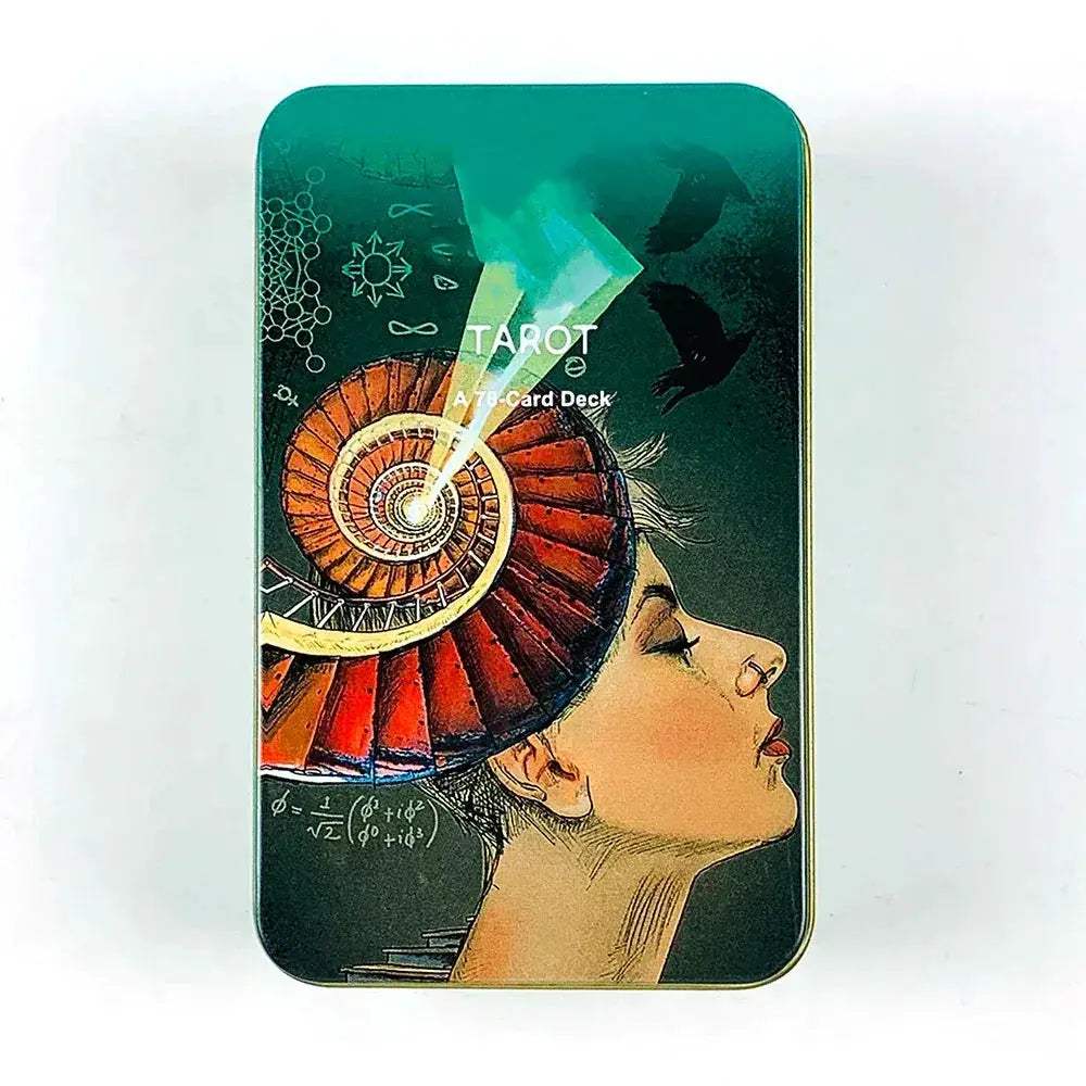 Premium Tarot Cards 78 Card Tin Box Divination Family Game - ToylandEU