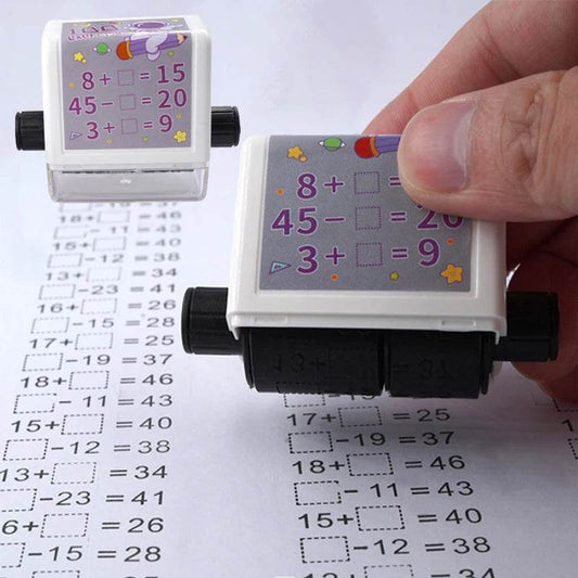 Premium Teaching Stamp 2 In 1 Fill In The Blank Roller For Math Practice In Classrooms - ToylandEU
