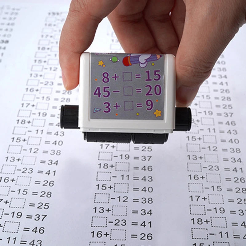 Premium Teaching Stamp 2 In 1 Fill In The Blank Roller For Math Practice In Classrooms - ToylandEU