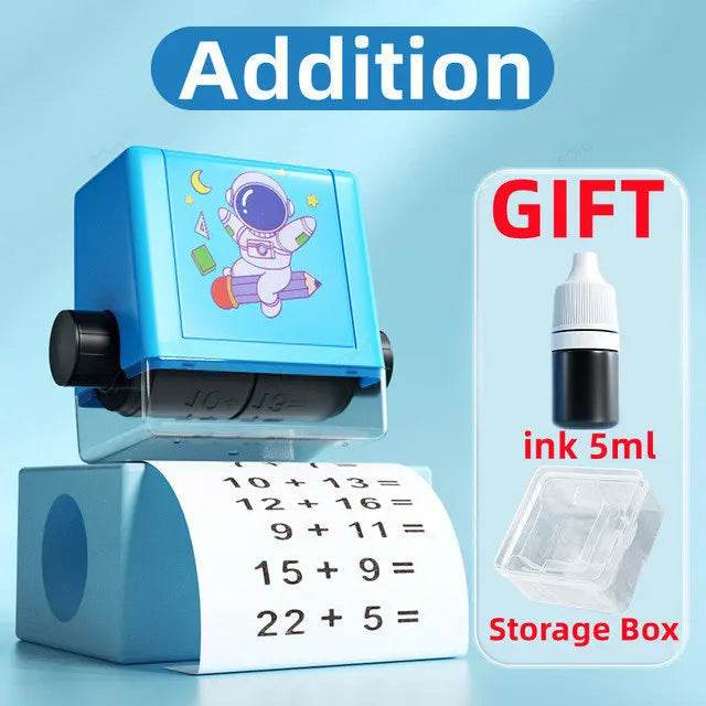 Premium Teaching Stamp 2 In 1 Fill In The Blank Roller For Math Practice In Classrooms - ToylandEU