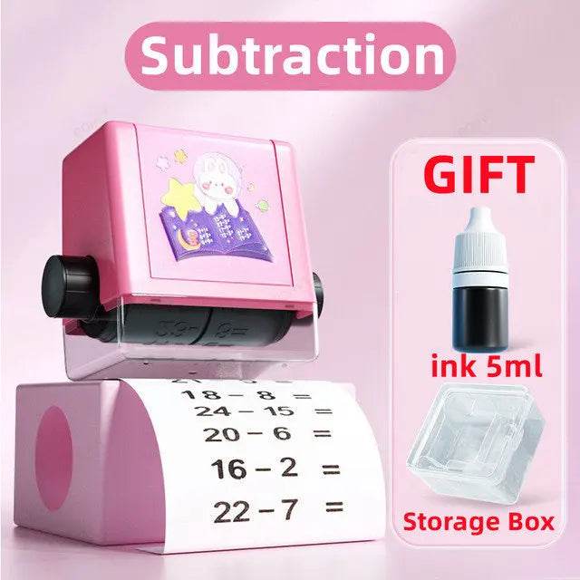 Premium Teaching Stamp 2 In 1 Fill In The Blank Roller For Math Practice In Classrooms - ToylandEU
