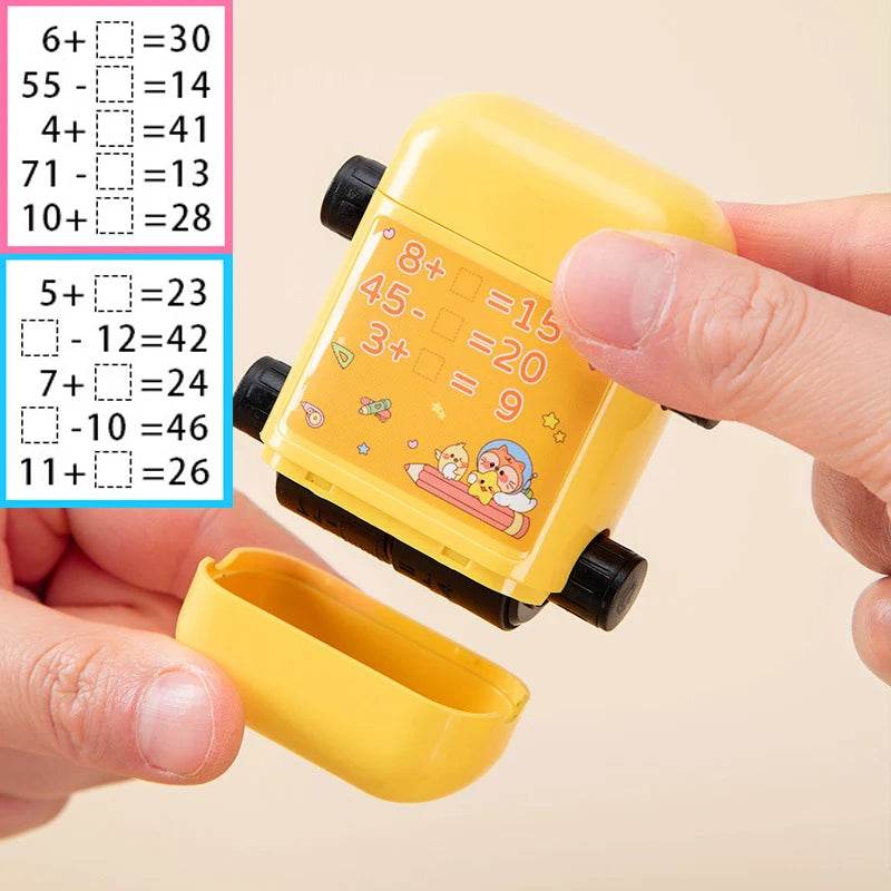 Premium Teaching Stamp 2 In 1 Fill In The Blank Roller For Math Practice In Classrooms - ToylandEU
