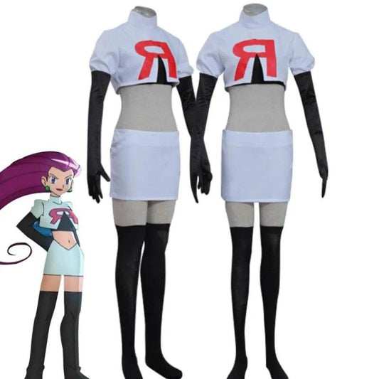 Premium Team Rocket Cosplay Costume Full Set Unisex - ToylandEU