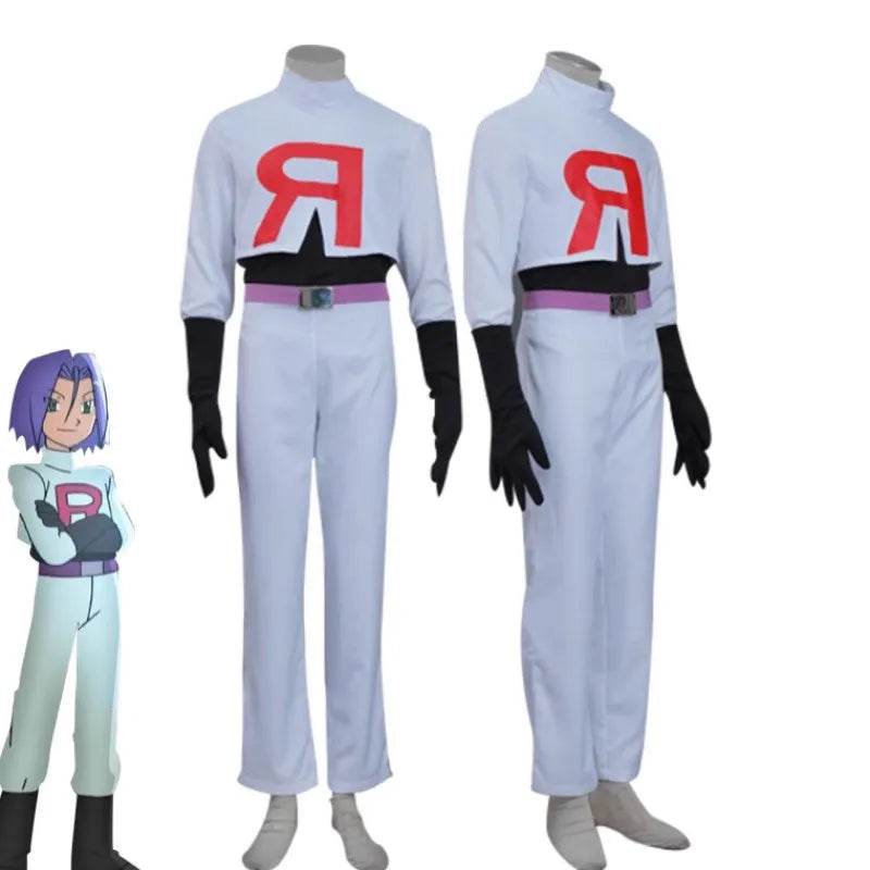 Premium Team Rocket Cosplay Costume Full Set Unisex - ToylandEU