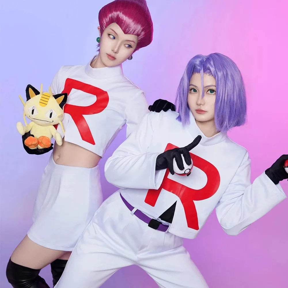 Premium Team Rocket Cosplay Costume Full Set Unisex - ToylandEU
