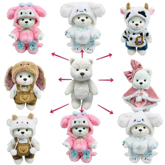 Premium Teddy Bear Plush 30cm Movable Joint For Children - ToylandEU
