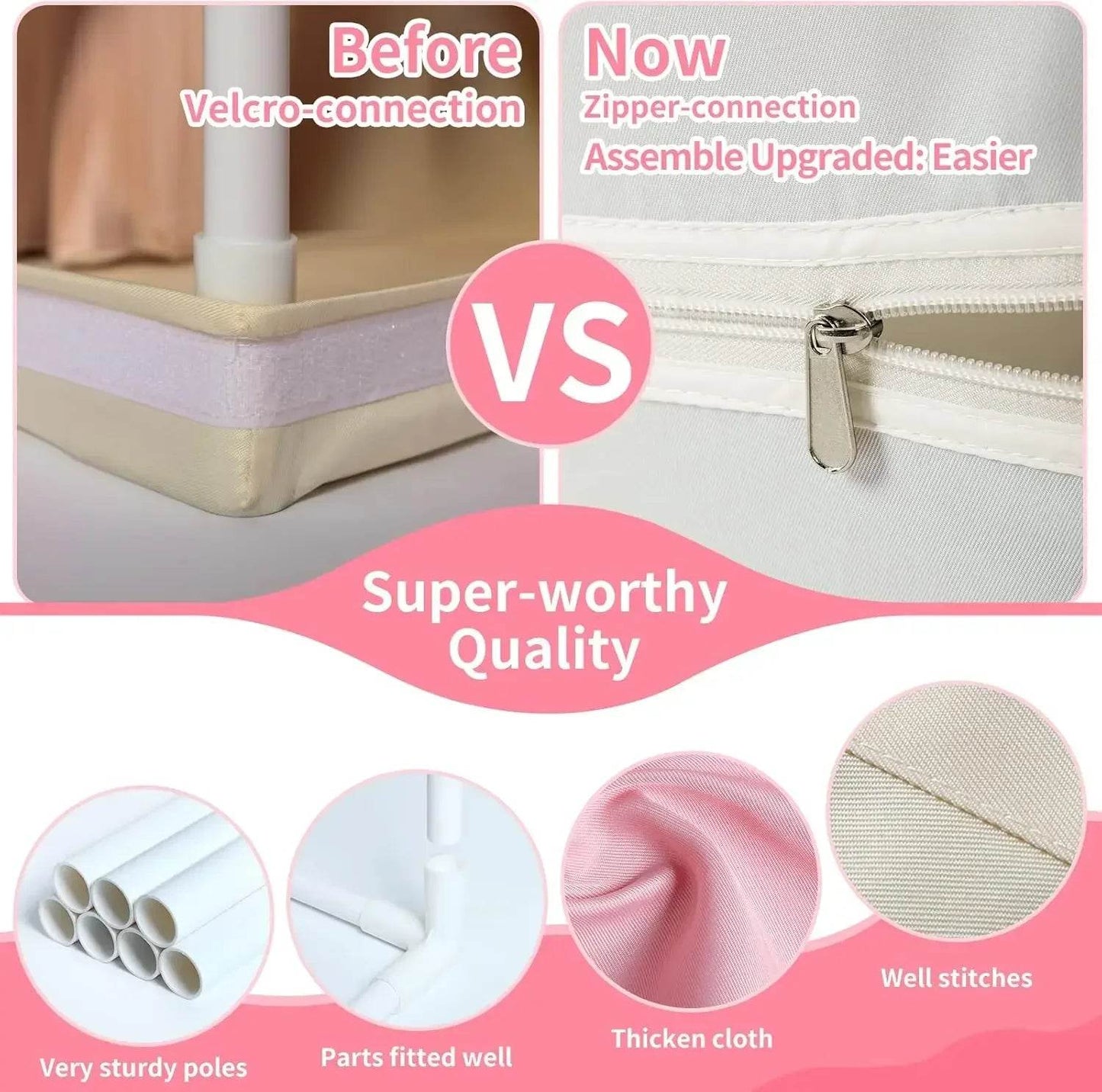 Premium Teepee Playhouse Foldable For Kids Indoor Outdoor - ToylandEU