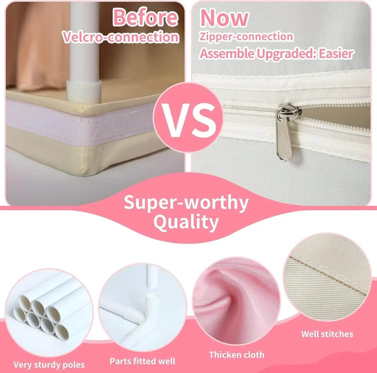 Premium Teepee Playhouse Foldable For Kids Indoor Outdoor - ToylandEU