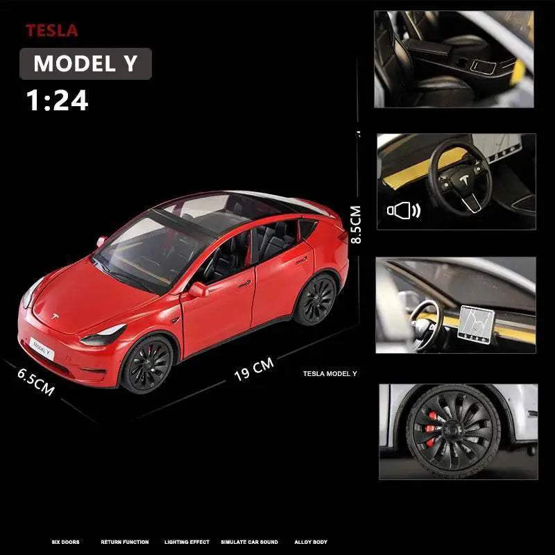  Premium Tesla Model Y 1:24 Diecast Car Toyland EU -  ToylandEU™