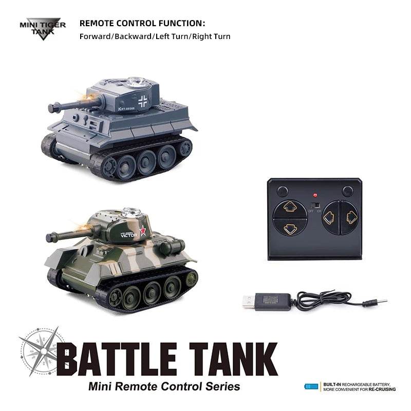 Premium Tiger RC Tank Model 1to100 Scale Remote Control Kids - ToylandEU