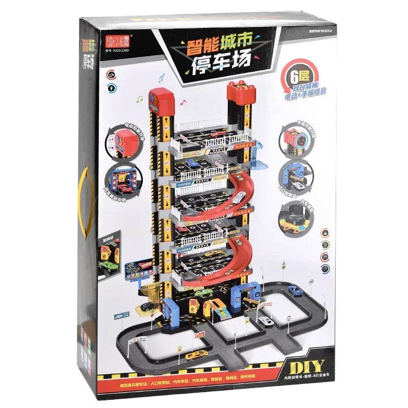Premium Toy Track Set Smart City Parking Lot For Kids - ToylandEU