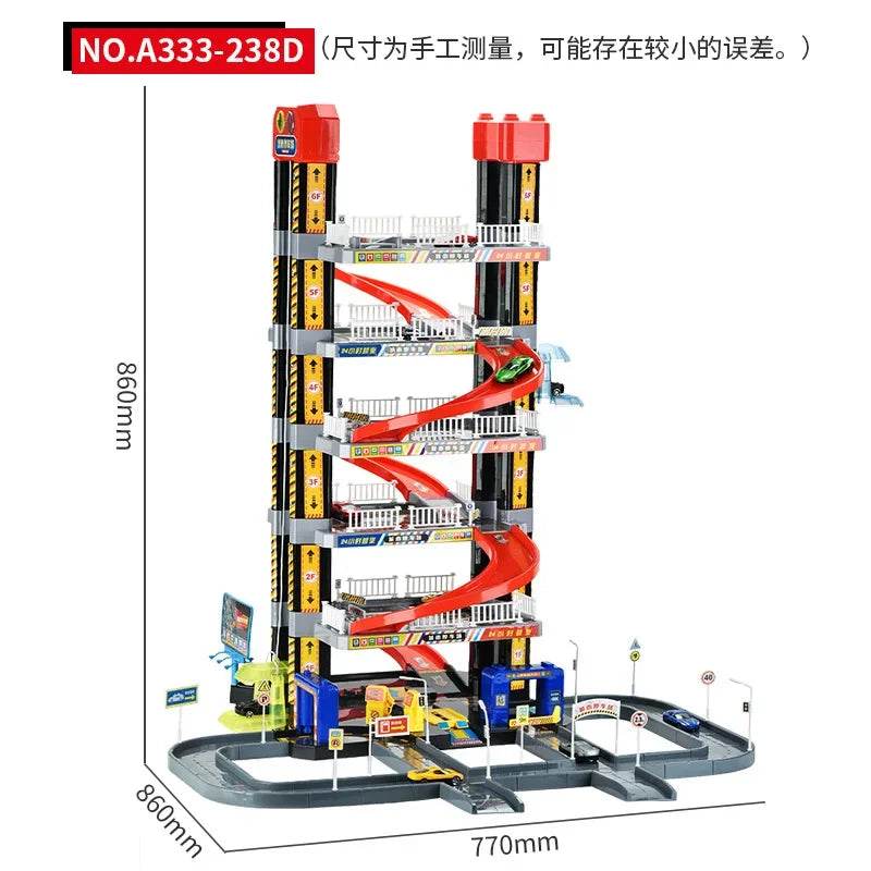 Premium Toy Track Set Smart City Parking Lot For Kids - ToylandEU