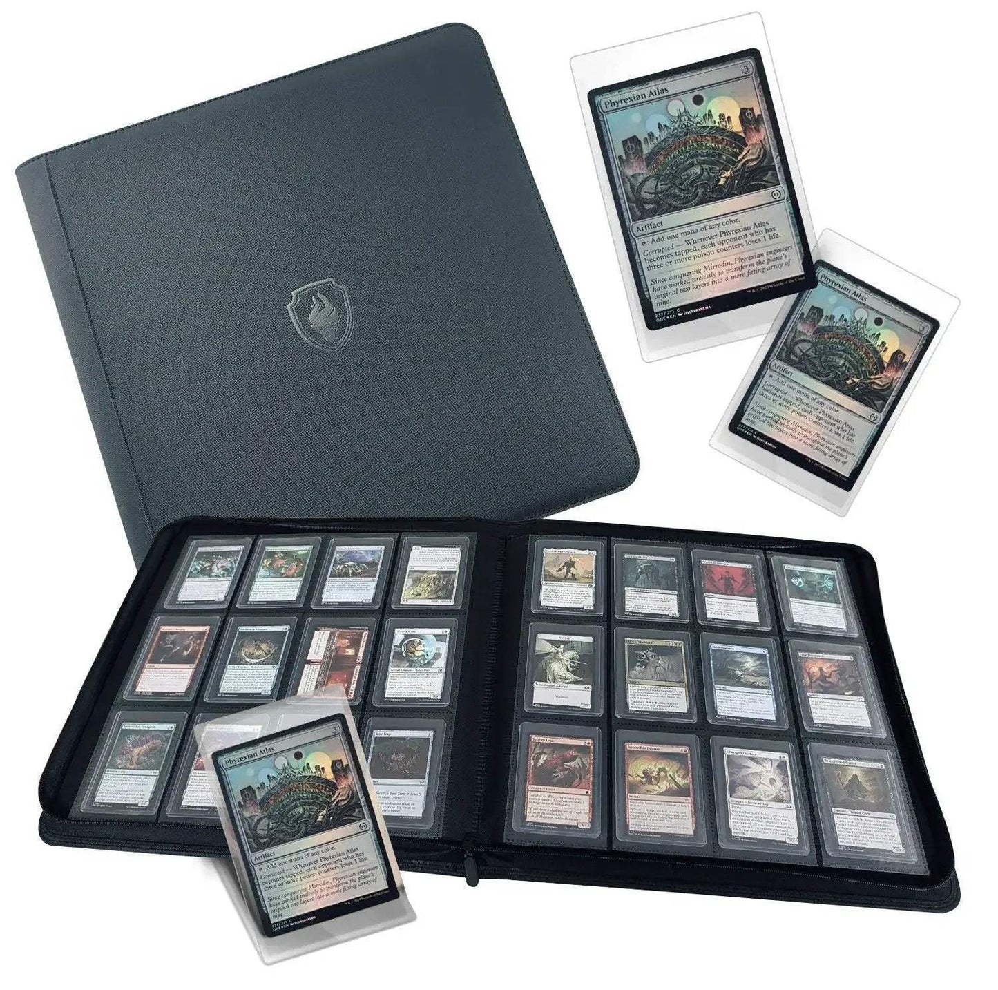 Premium Trading Card Binder With 12 Pocket Double Sided Pages - ToylandEU