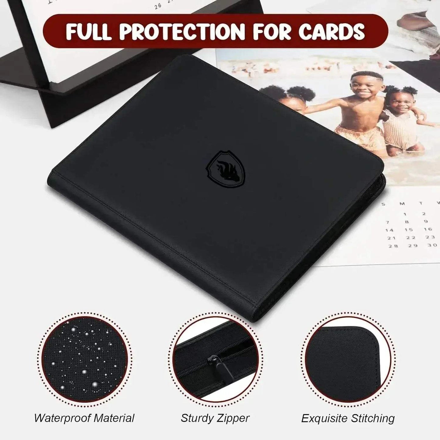 Premium Trading Card Binder With 12 Pocket Double Sided Pages - ToylandEU