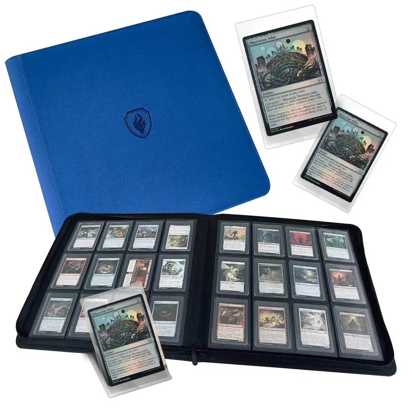 Premium Trading Card Binder With 12 Pocket Double Sided Pages - ToylandEU