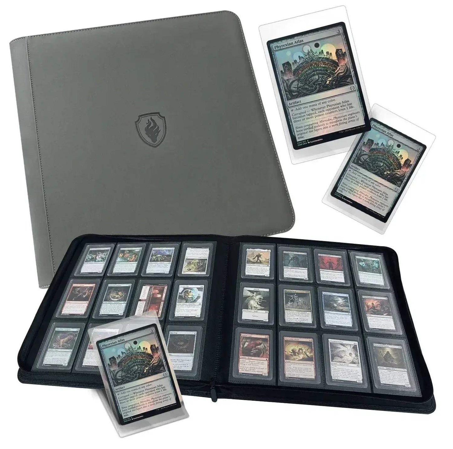 Premium Trading Card Binder With 12 Pocket Double Sided Pages - ToylandEU