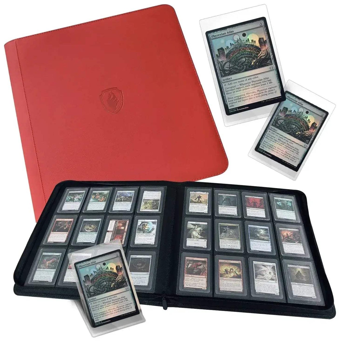 Premium Trading Card Binder With 12 Pocket Double Sided Pages - ToylandEU
