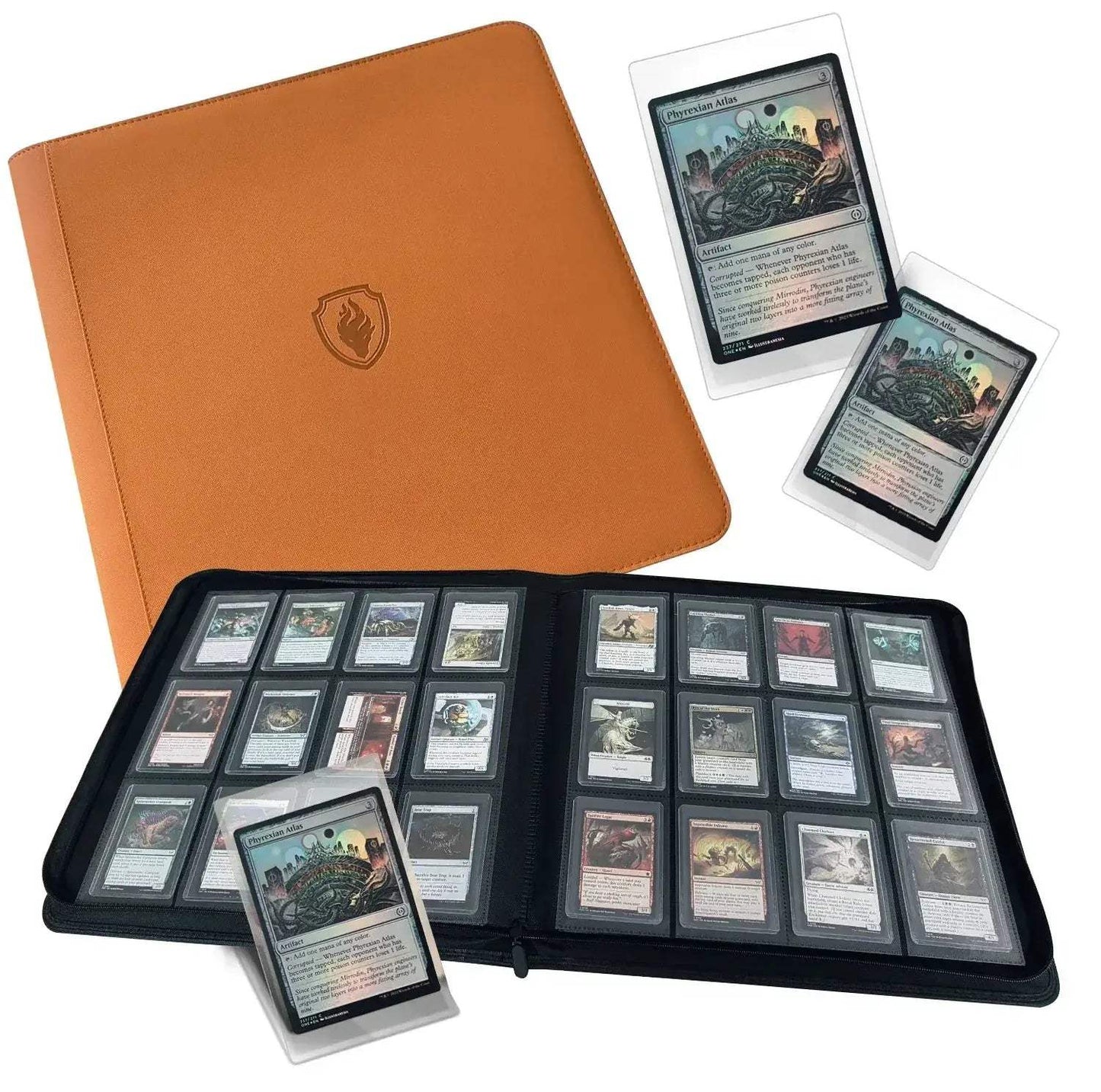 Premium Trading Card Binder With 12 Pocket Double Sided Pages - ToylandEU