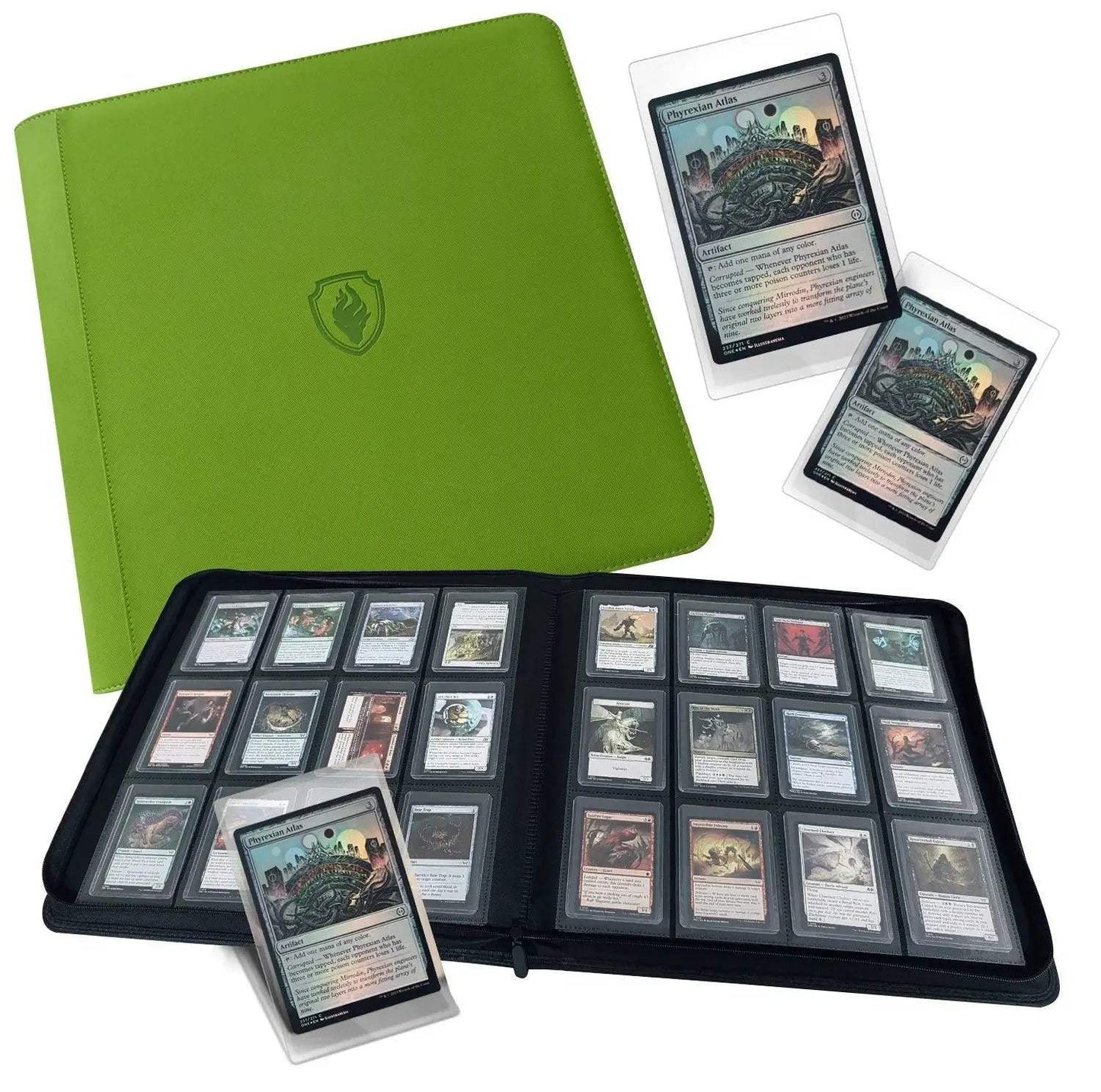 Premium Trading Card Binder With 12 Pocket Double Sided Pages - ToylandEU
