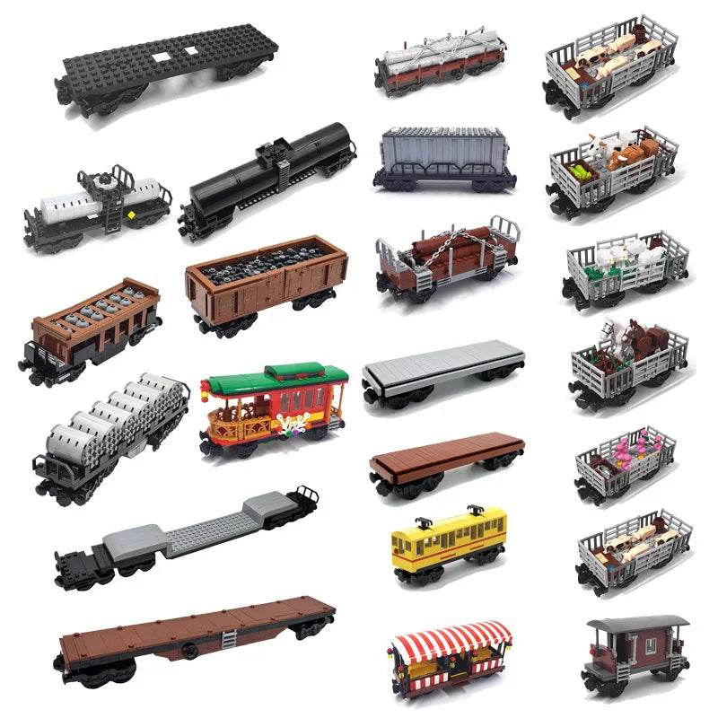 Premium Train Carriage Model Coal Transport For Builders - ToylandEU