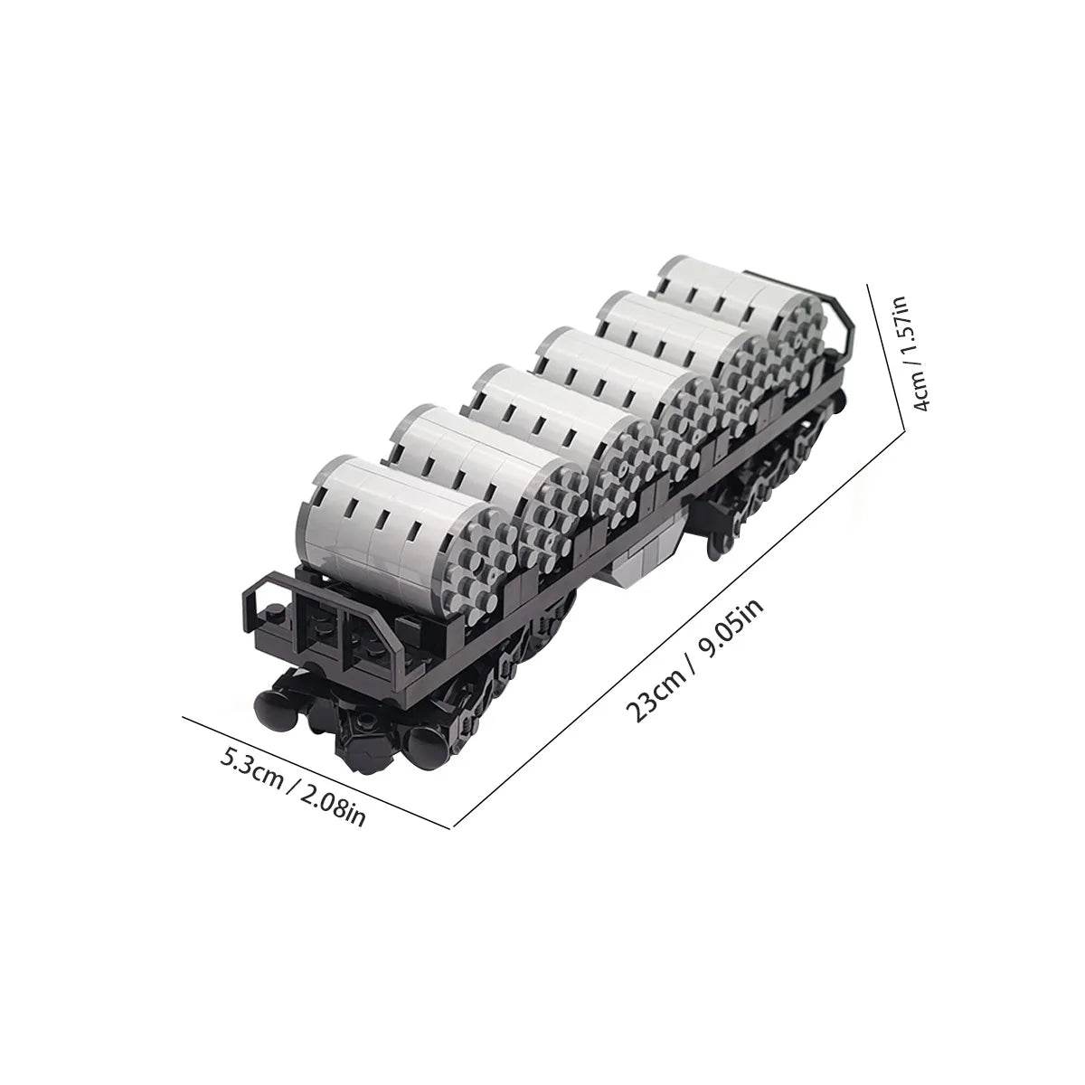 Premium Train Carriage Model Coal Transport For Builders - ToylandEU