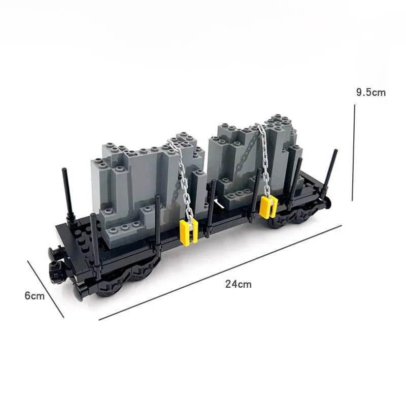 Premium Train Carriage Model Coal Transport For Builders - ToylandEU